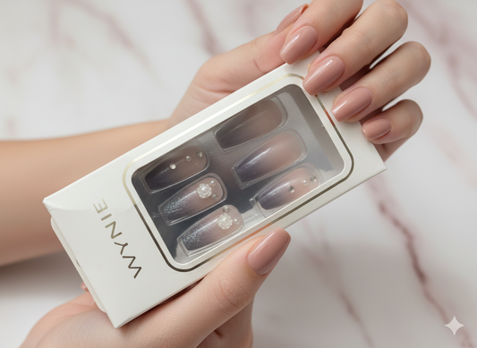 Galactic Rose 🌌🌹 - 28 Pcs of Press On Nails