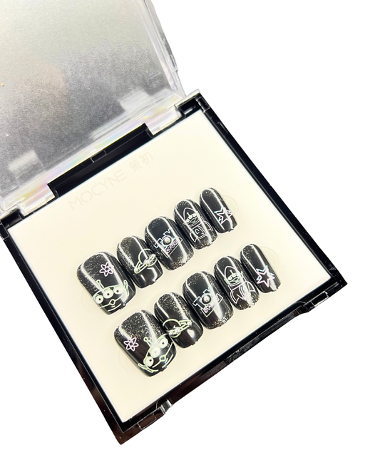 Galactic Toy Story 👽🚀✨- 24 Pcs of Press On Nails