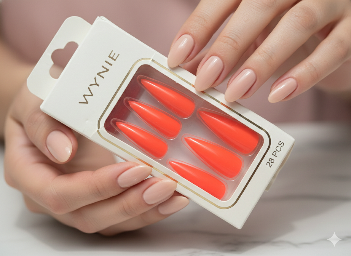 Electric Ember 🔥🧡- 28 Pcs of Press On Nails