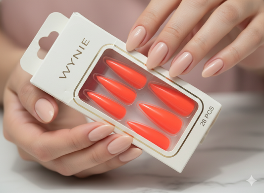 Electric Ember 🔥🧡- 28 Pcs of Press On Nails