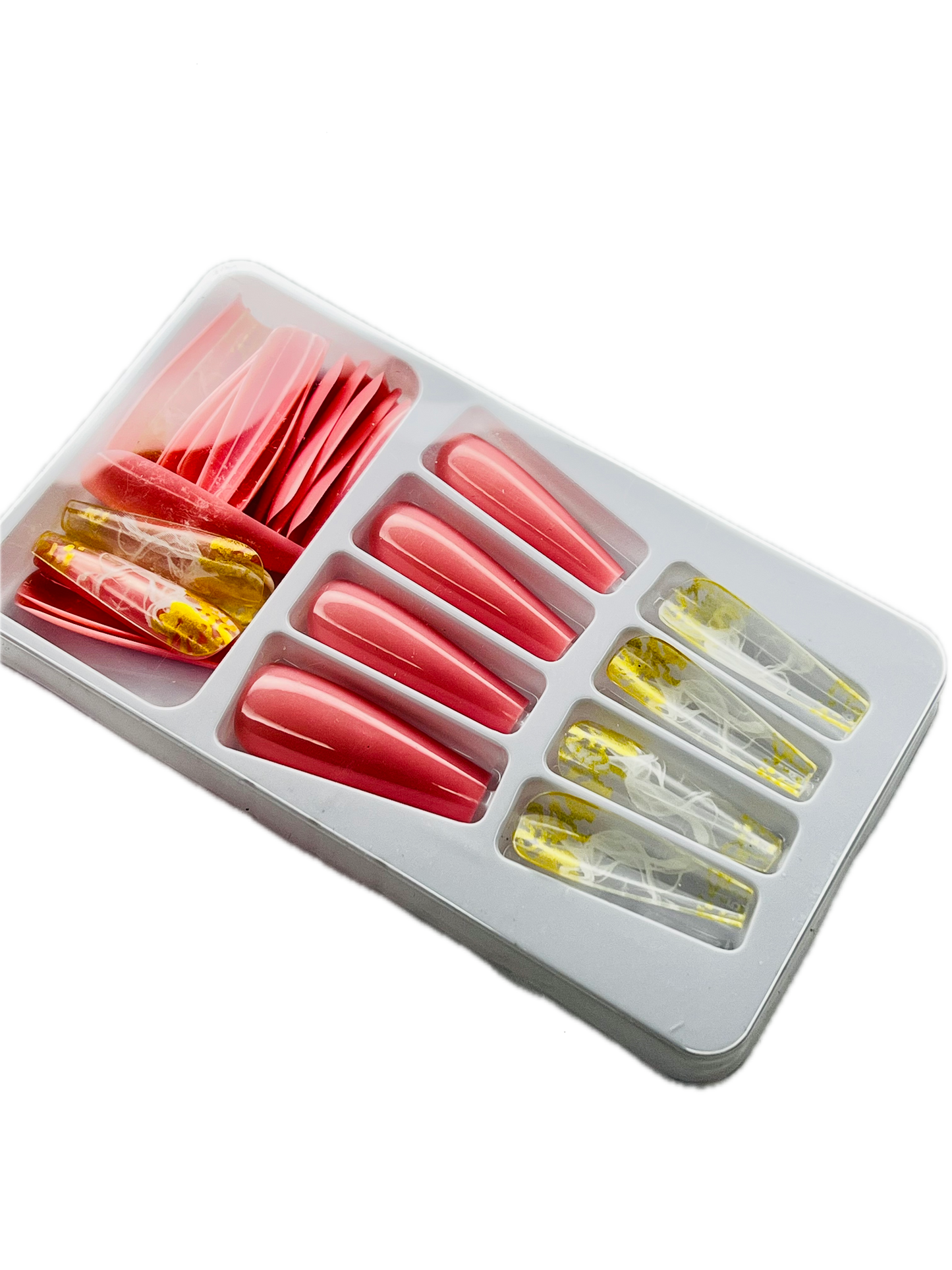 ROSE GOLD MARBLE MIST 🌹💨✨- 24 Pcs of Press On Nails